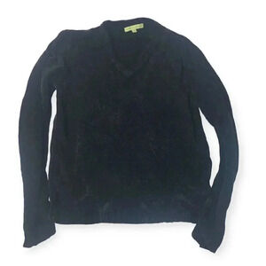 Carolyn Taylor chenille v neck sweater